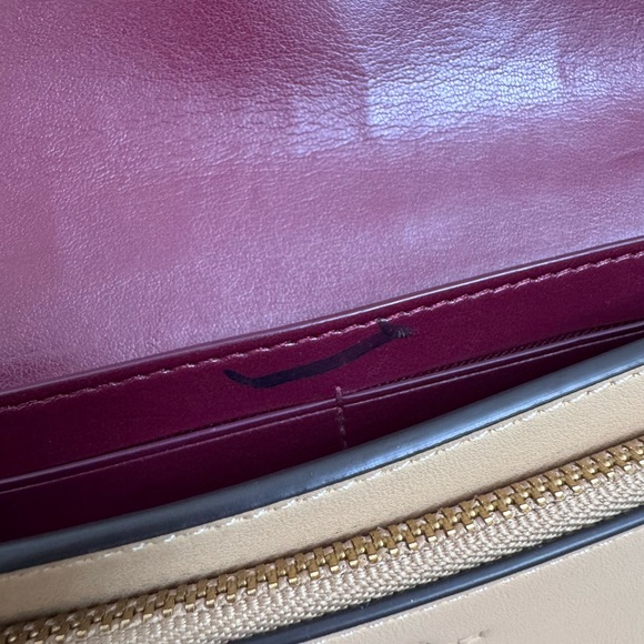 Hayden Foldover Crossbody Clutch In Signature Canvas With Wave Patchwork - Picture 8 of 10